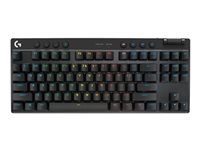 Logitech G PRO X TKL LIGHTSPEED – Gaming-Tastatur (TKL) – QWERTZ (DE) – RF + Bluetooth, Mechanisch, RGB, Weiss