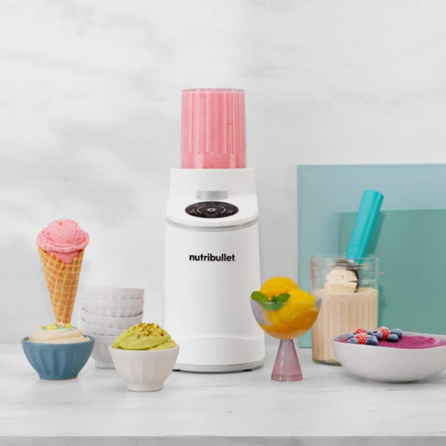 NutriBullet Smoothie-Mixer Chill NBD0503W – 470 ml, 500 W – weiss