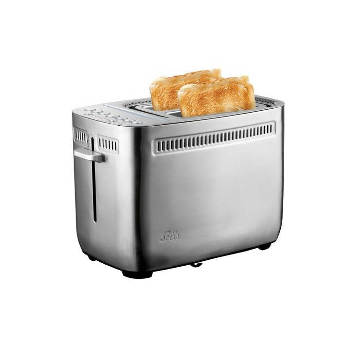 Solis Sandwichtoaster 8003 – 1635 W, 2 Scheiben, 7 Bräunungsstufen – Edelstahl