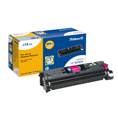 Pelikan Q3963A Magenta Toner – Kompatibel – 4'000 Seiten – für HP Color LaserJet 2550/2550L/2550LN und andere
