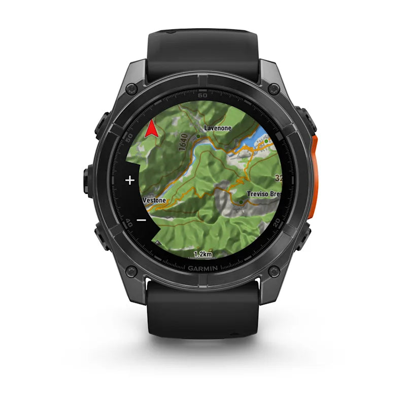 Garmin Fenix 8 AMOLED – GPS-Smartwatch – 51 mm, 1,4", WLAN, Corning Gorilla Glass, 100 m, Schwarz