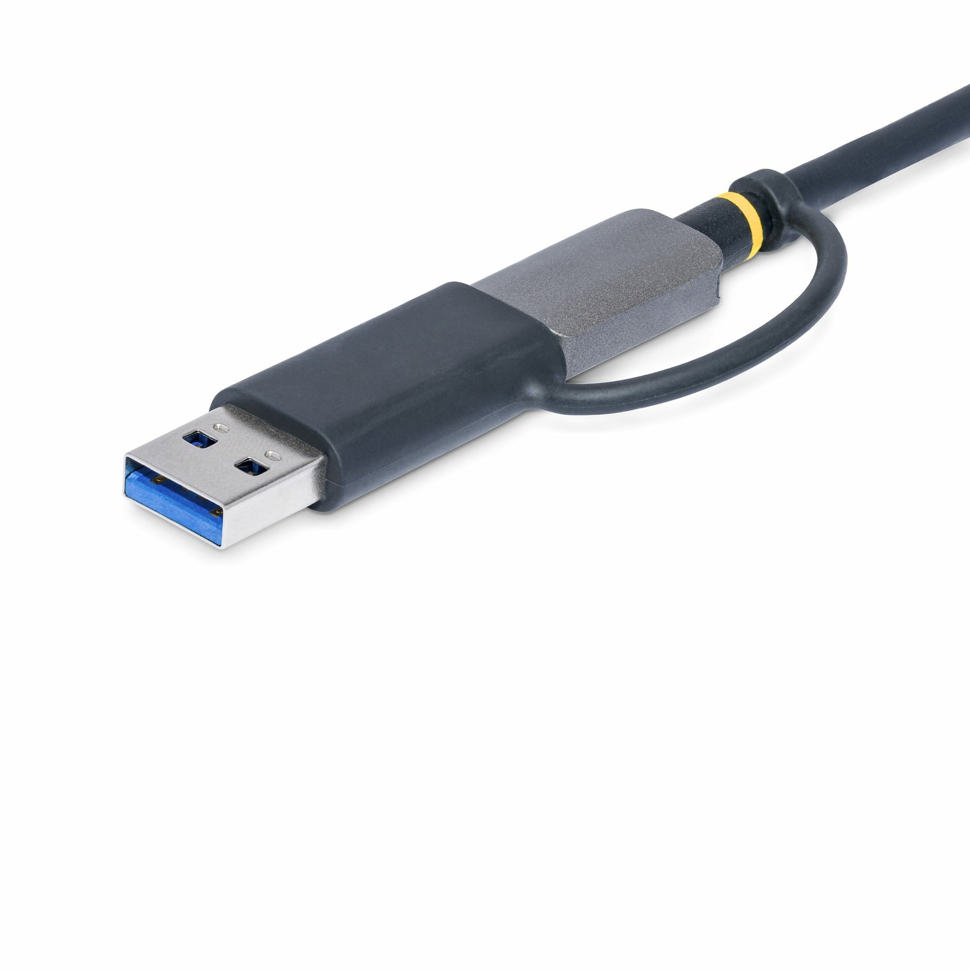 StarTech.com FCREADMICRO3V2 – 3‑Slot USB‑C Kartenleser, USB 3.2 Gen 1, 5 Gbit/s, inkl. USB‑A‑Adapter, Grau