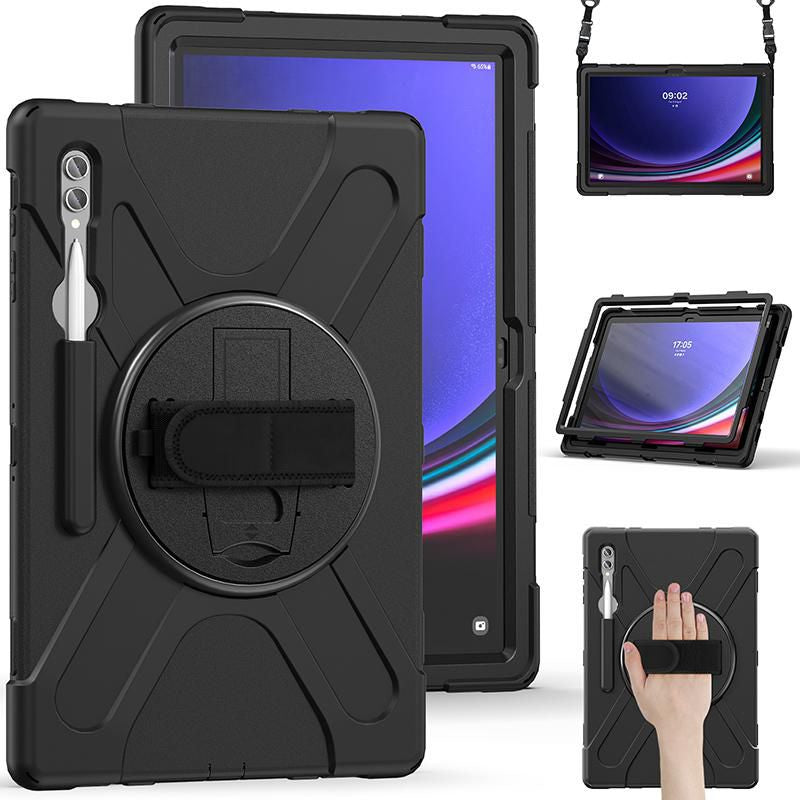 eSTUFF Tablet-Hülle für Samsung Galaxy Tab S9 Ultra/S8 Ultra 14,6" – Schwarz