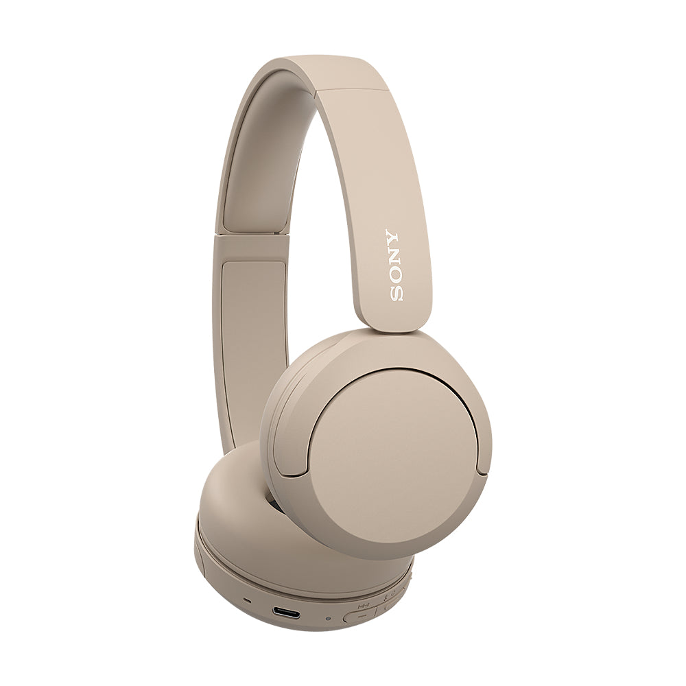 Sony WH-CH520 – On-Ear Headset – Bluetooth 5.2, geschlossen – beige, für Google Assistant/Apple Siri, bis 40 h