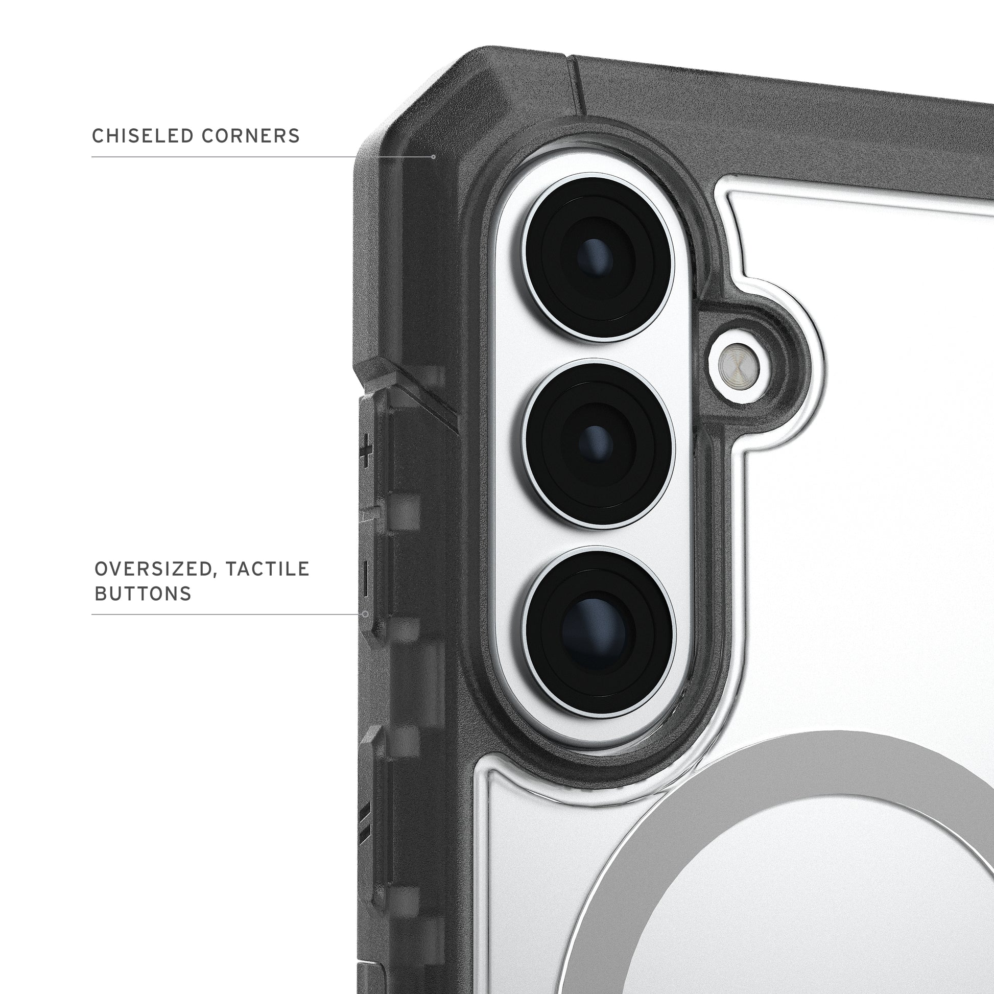 Urban Armor Gear UAG Trooper Backcover – für Samsung Galaxy S26 Plus, MagSafe, mit Ständer, PC, Transparent