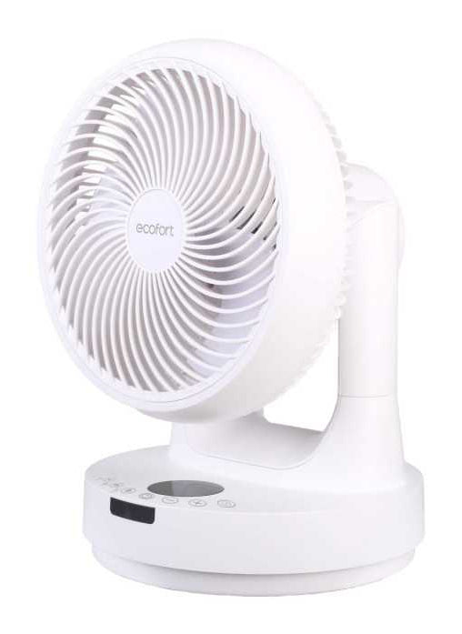 Ecofort Tischventilator ecoQ SilentAir Tavo – 25 cm, 8 Stufen, oszillierend, Fernbedienung, 30 W, 48 dB(A)