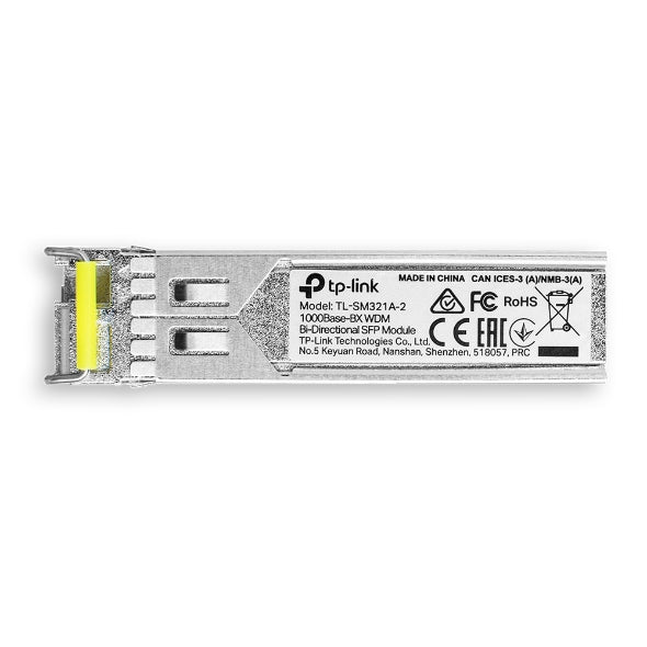 TP-Link SM321A-2 SFP-Transceiver – 1,25 Gbit/s, Single-Mode WDM (BX), LC (UPC), 1000 m, 1550/1310 nm