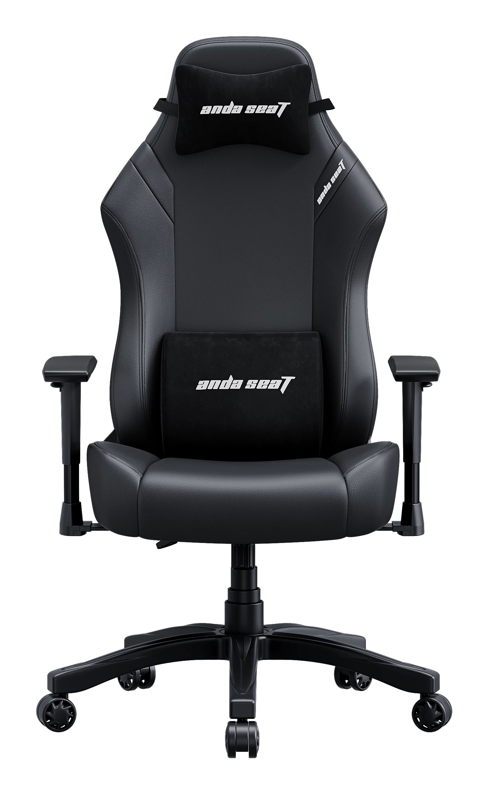 Anda Seat Konferenzstuhl Luna – 90 kg, Kunstleder, Schwarz
