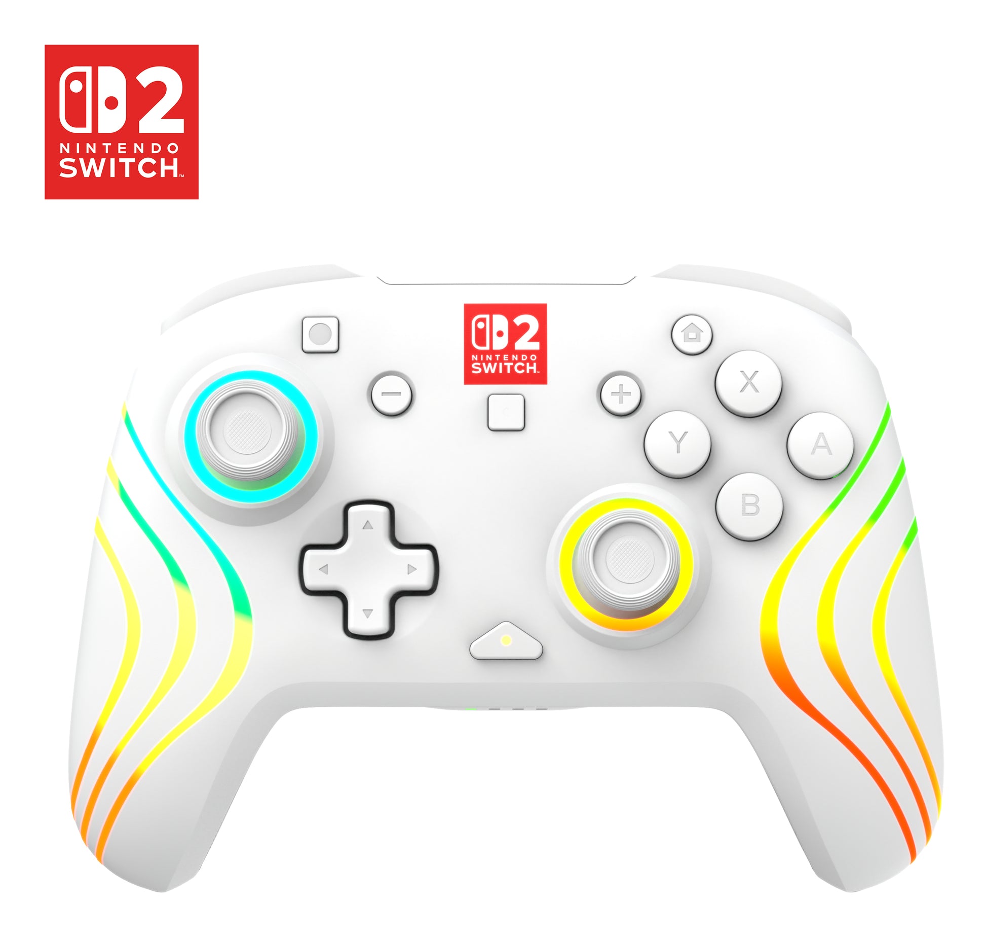 Turtle Beach Afterglow Wave – Gamepad – USB + Bluetooth, RGB, für Nintendo Switch, Weiss
