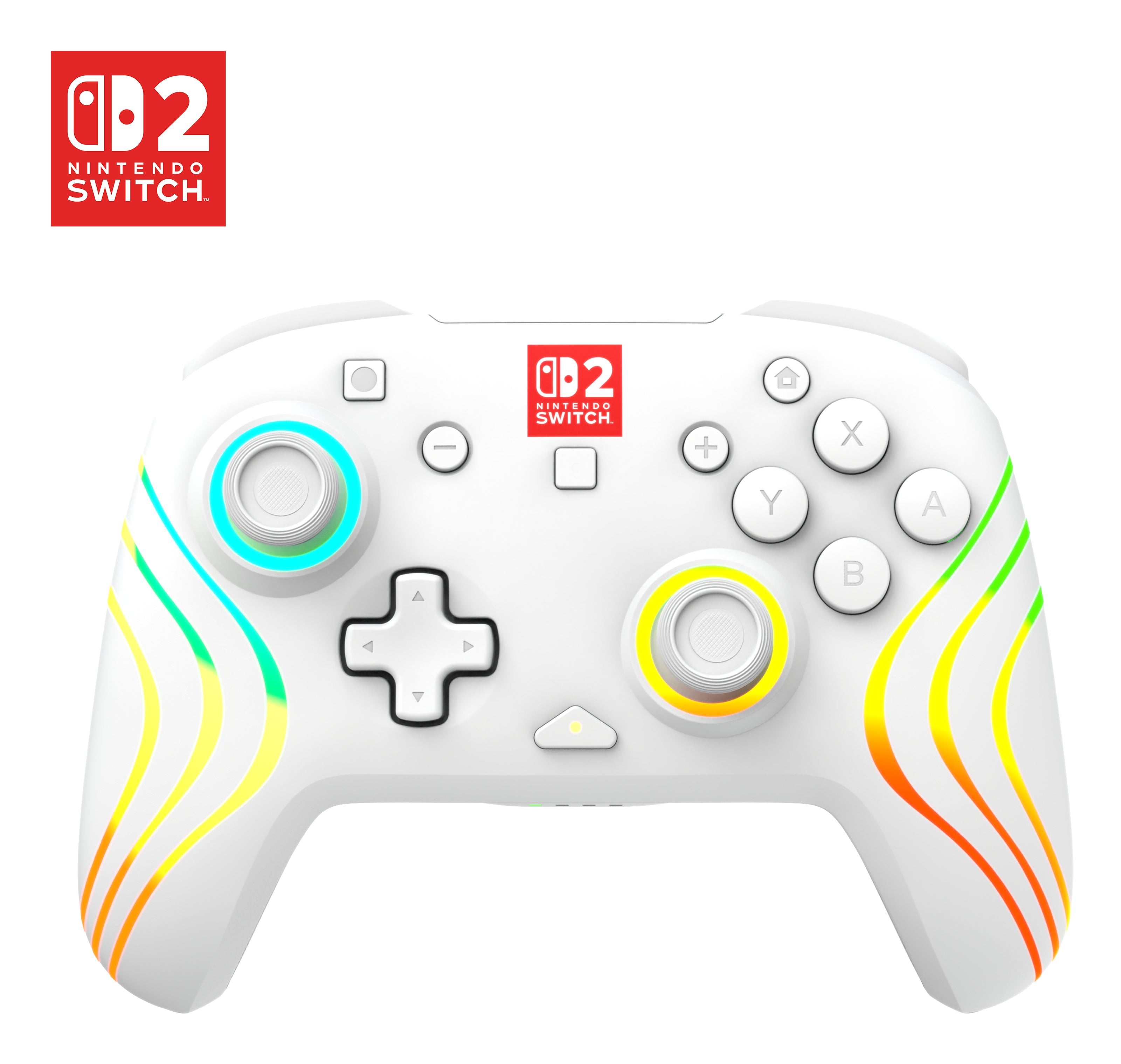 Turtle Beach Afterglow Wave – Gamepad – USB + Bluetooth, RGB, für Nintendo Switch, Weiss