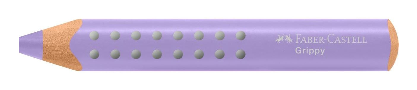 Faber-Castell Grippy Buntstifte – Jumbo, Aquarell, Dreikant, Einzelstift Lila