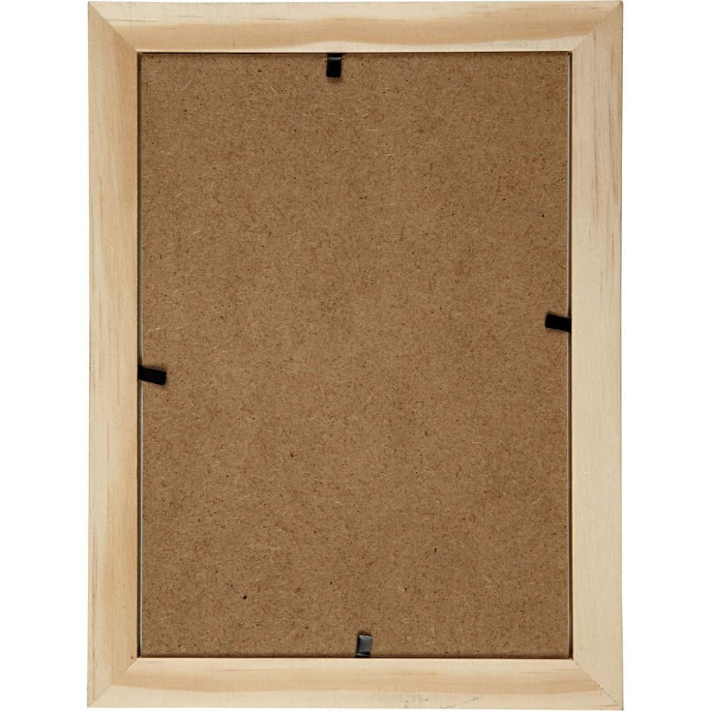 Creativ Company Bilderrahmen – für 16 × 21 cm – Holz & Glas, natur