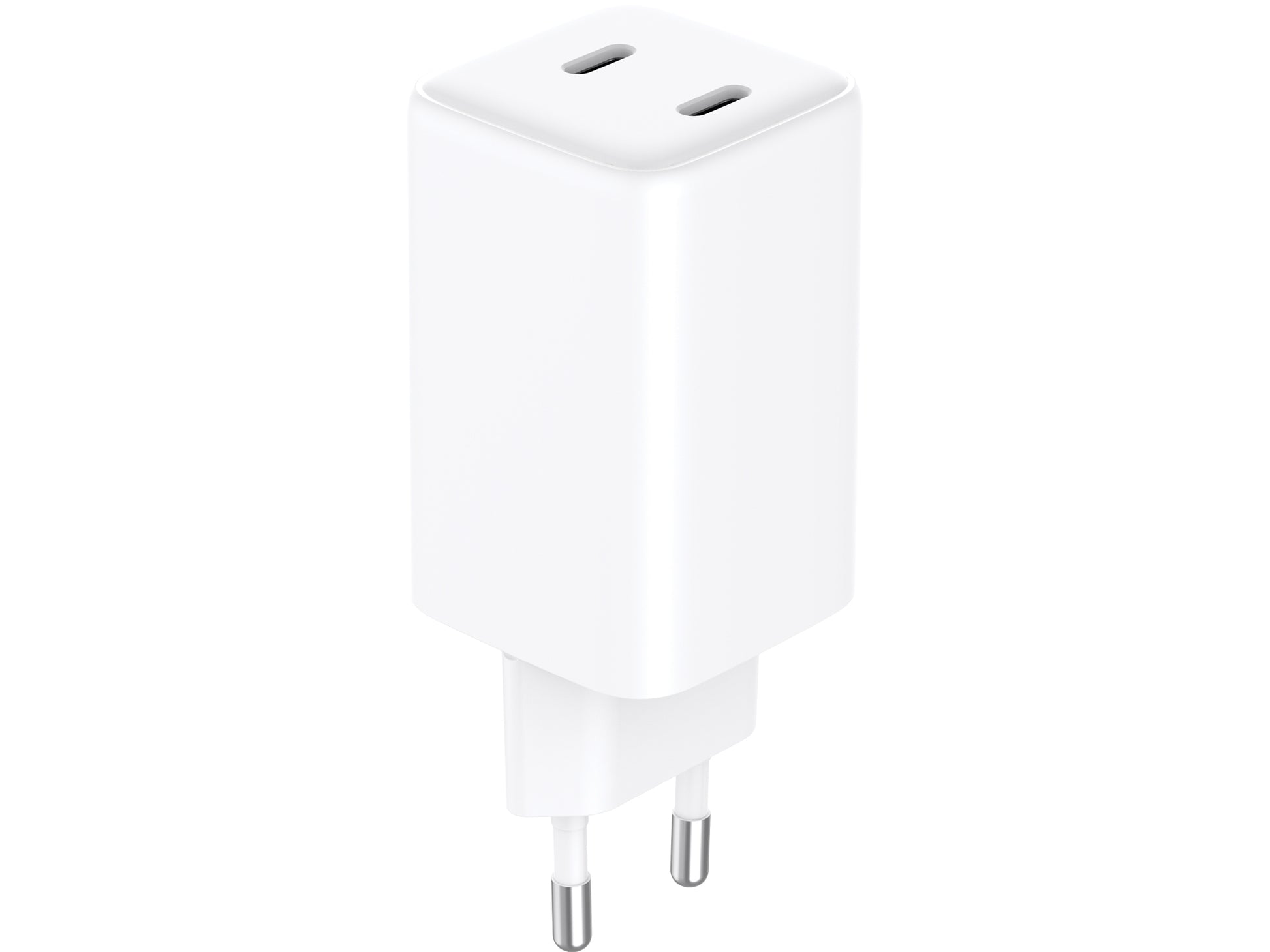Sandberg USB-Ladegerät 65 W – USB-C×2 – PD – EU-Stecker (Typ C) – Weiss