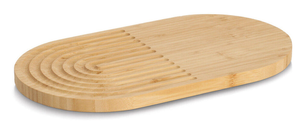 Zeller Present Teekannen-Untersatz Bambus, 20 × 35 × 1,5 cm, braun