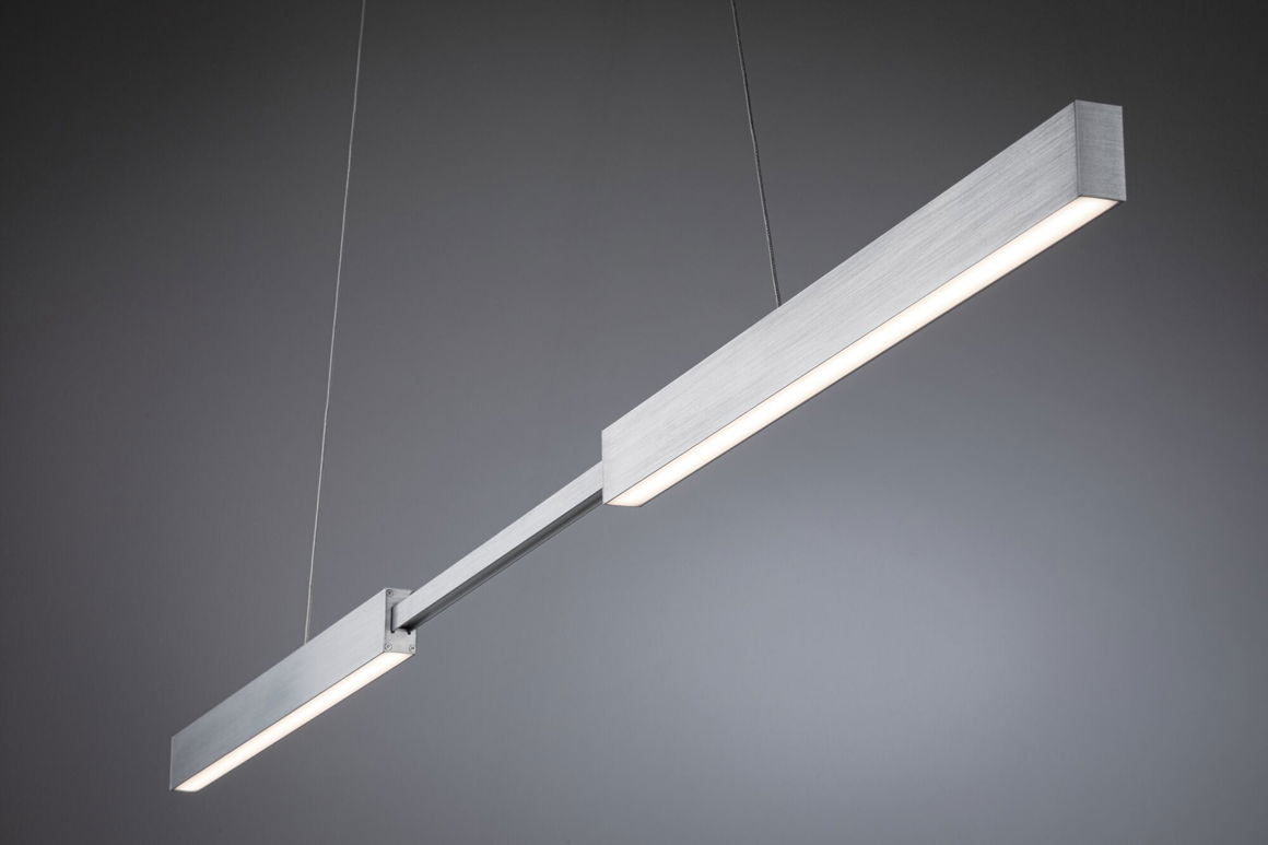 Paulmann Pendelleuchte Aptare – 180 × 5 cm, 3840 lm, 32 W, RGBW, 2200–2700 K, dimmbar, ZigBee, für Alexa