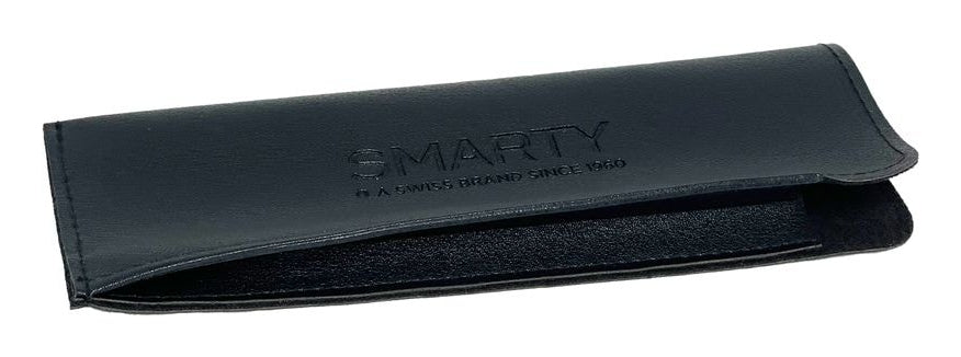 SMARTY Lesebrille Ludwig +2,0 dpt – Gläser transparent, schwarzer Rahmen, Kunststoff