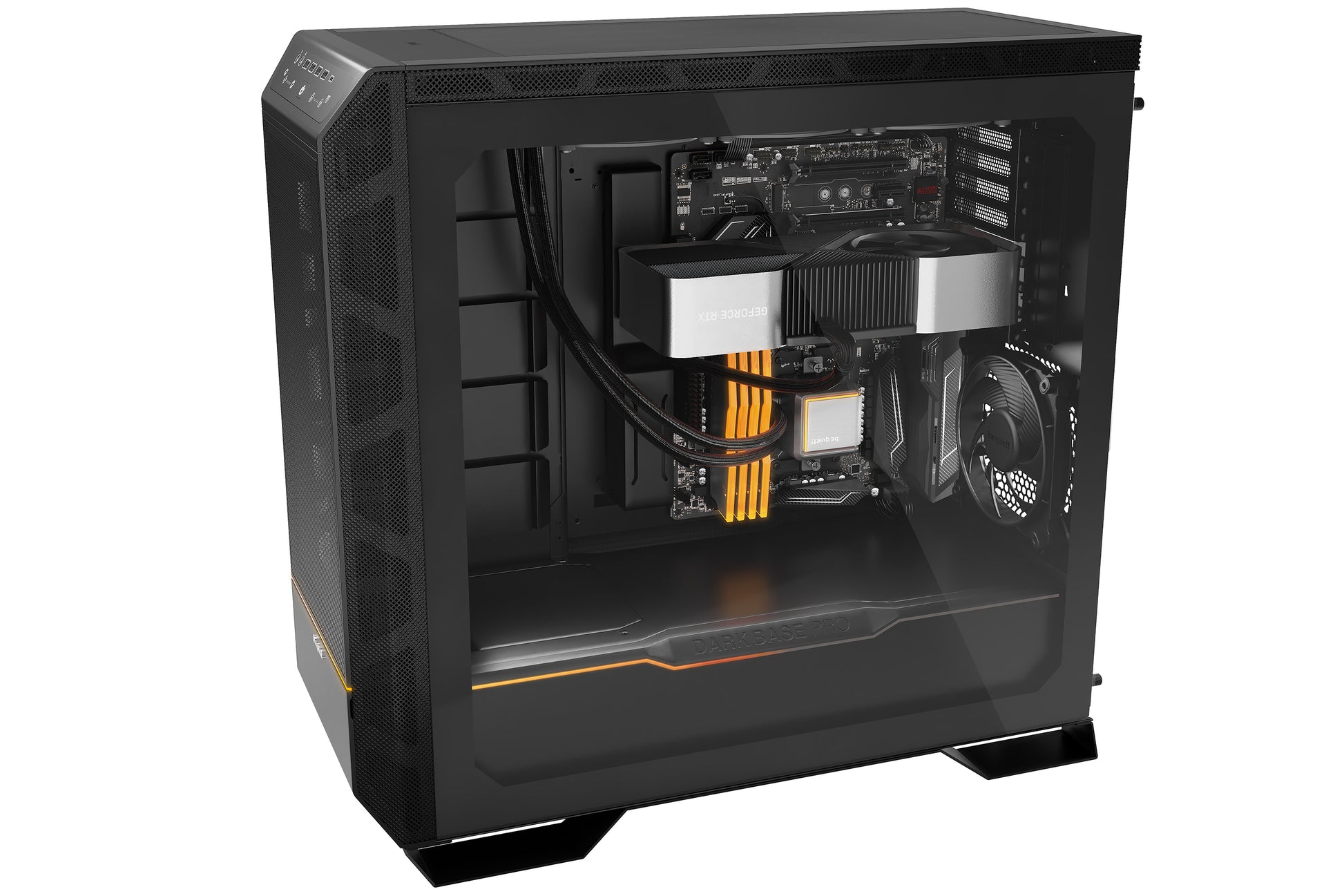 be quiet! be quiet DARK BASE PRO 901 – Full Tower – Schwarz, für ATX, EATX, micro ATX und andere, Seitenfenster