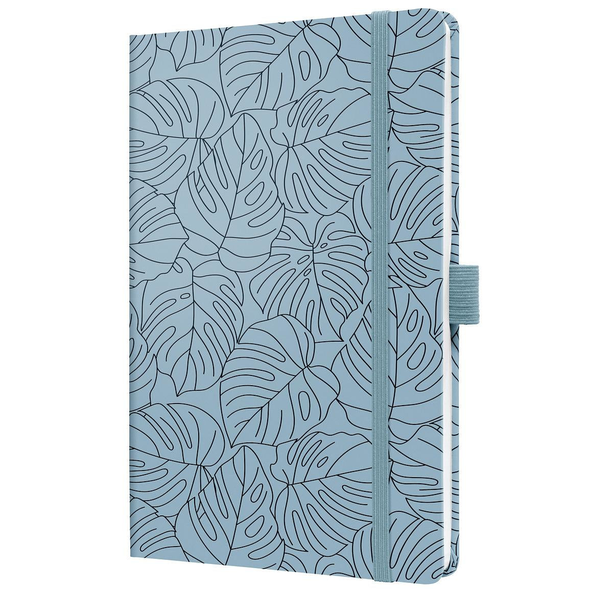 Sigel Notizbuch, liniert, Fadenheftung, Hardcover, 174 Seiten, perforiert, 80 g/m² – mehrfarbig