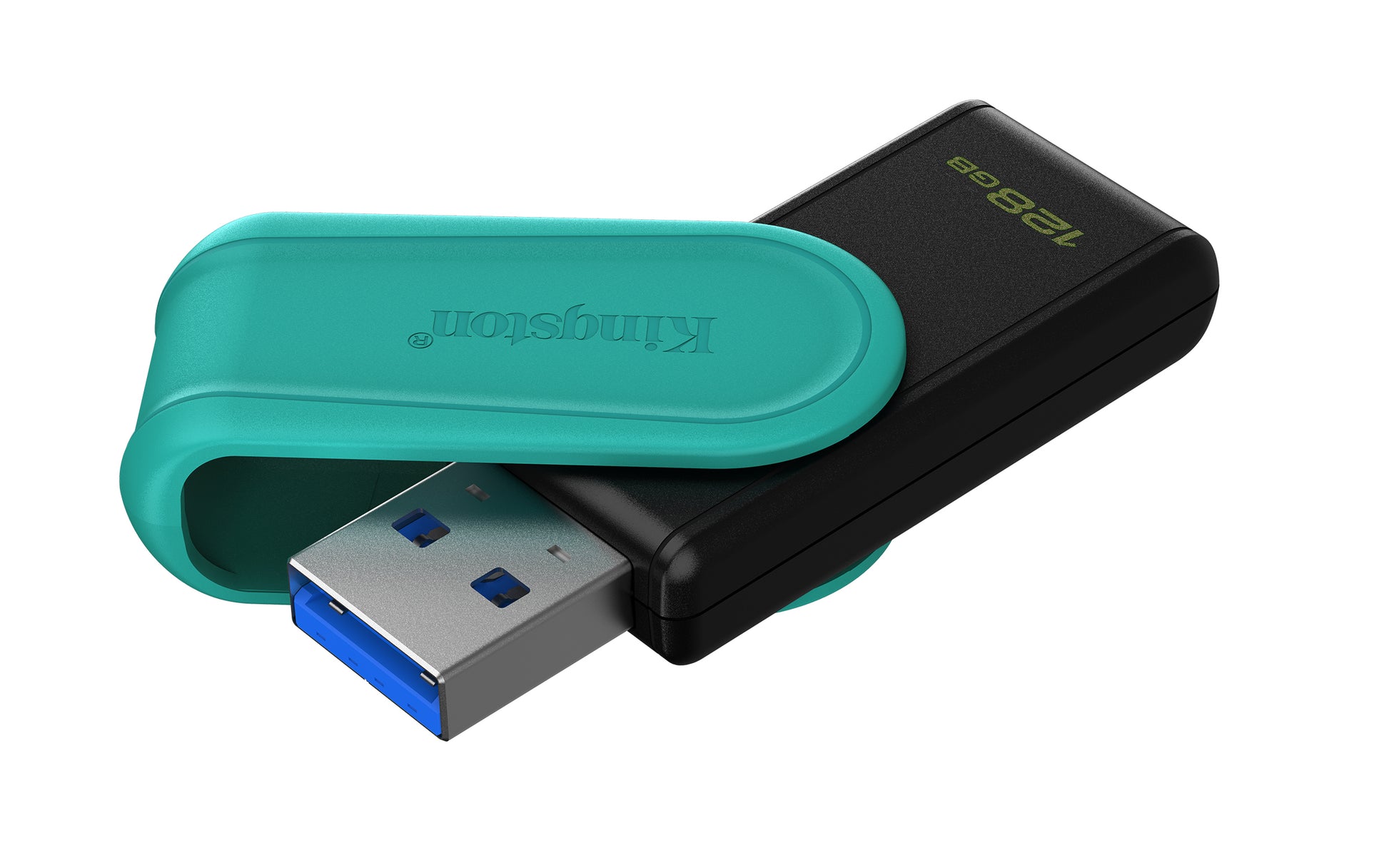 Kingston Technology Kingston DT Exodia S USB-Stick – 128 GB, USB 3.2 Gen 1, Schwarz/Türkis