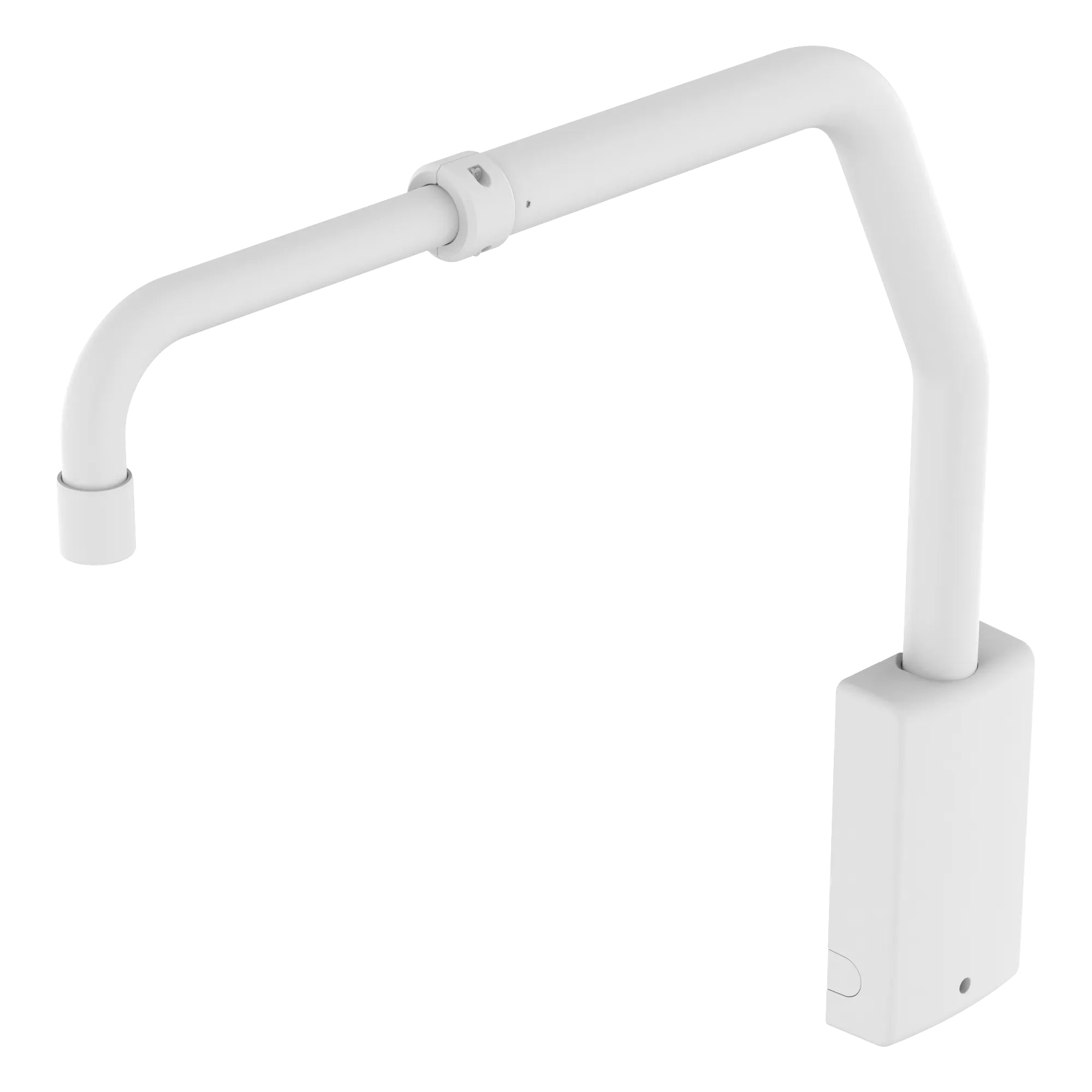 Hanwha SBP-156LMW1 Teleskophalter – Brüstungmontage, vandalensicher, weiss