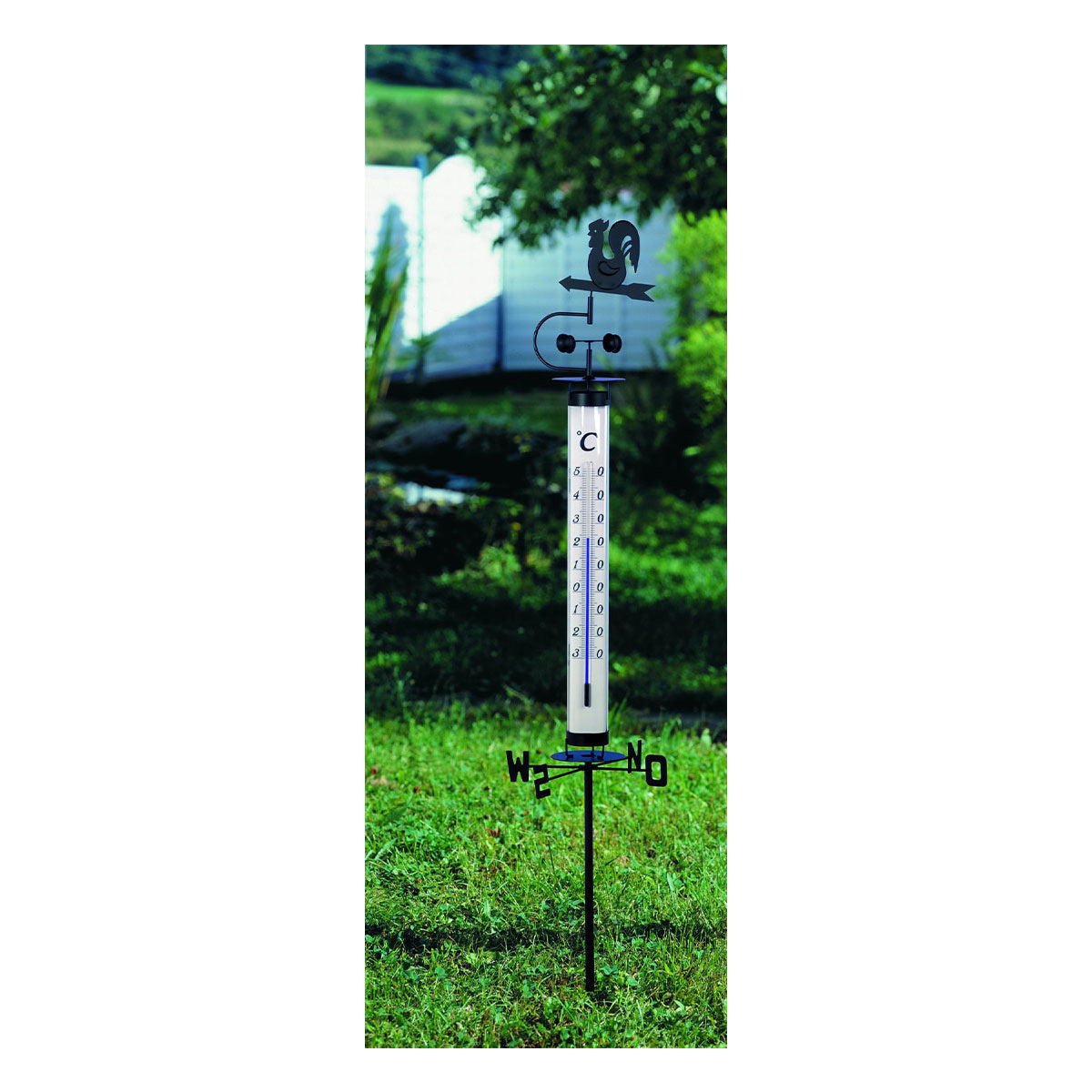 TFA-Dostmann 12.2035 – Wetterstation, innen/aussen, Windmesser – schwarz