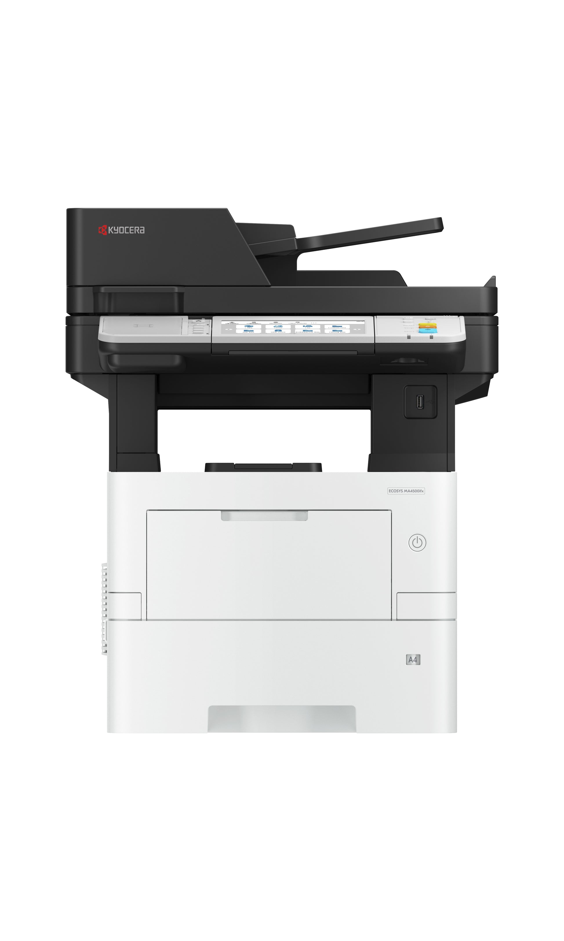 KYOCERA ECOSYS MA4500ifx – SW-Laser-Multifunktionsdrucker, A4, 4-in-1, Duplex, ADF, LAN, AirPrint, Mopria