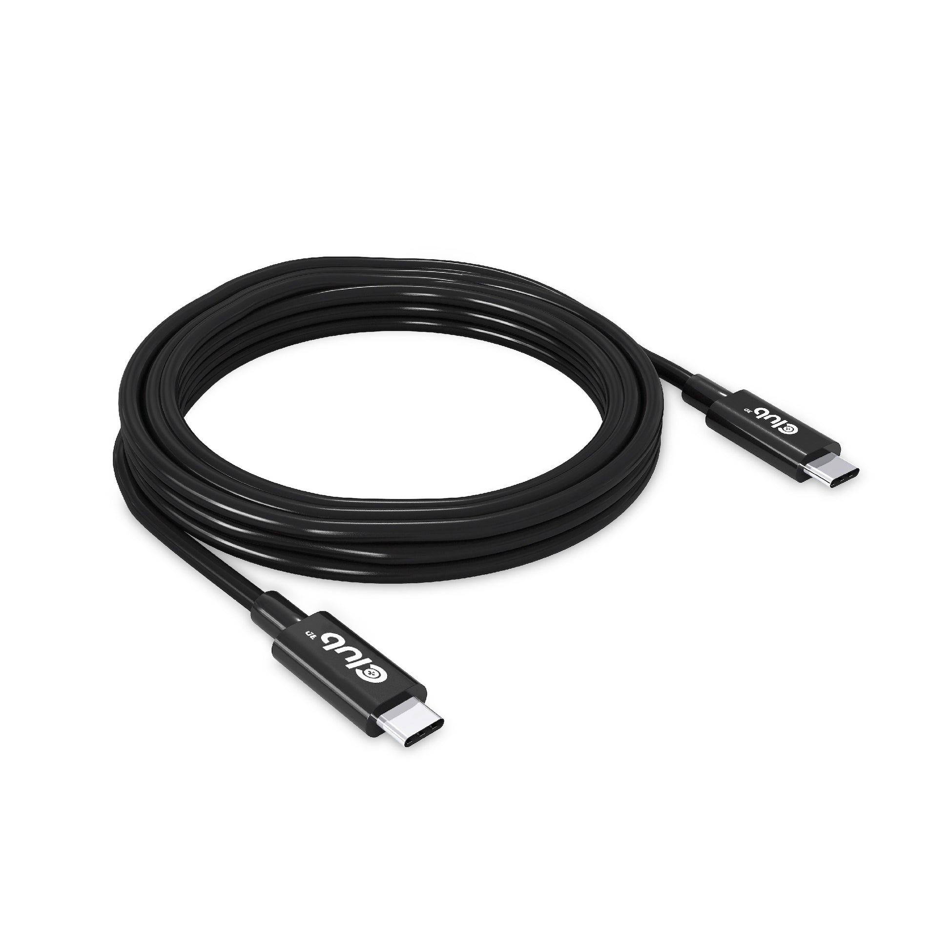 CLUB3D USB-Kabel, USB-C zu USB-C, 3 m, USB4, Lade-/Datenkabel