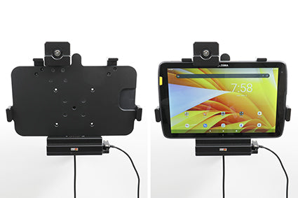 Brodit Fahrzeug-Dock für Zebra ET45 10", ET40 10" – abschliessbar, mit Ladegerät – Schwarz