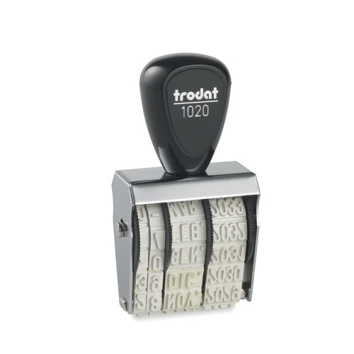 Trodat 1020 – Traditioneller Datumstempel – Abdruck 32 × 5 mm