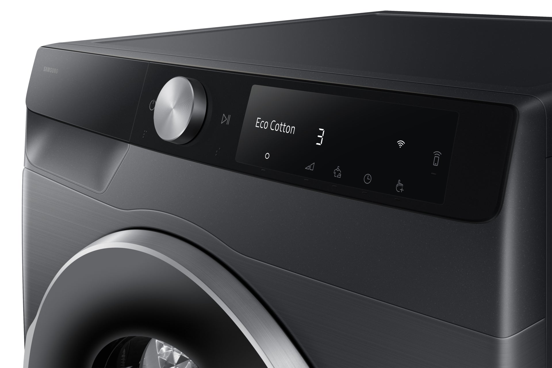 Samsung Wäschetrockner DV90DG6845LBU5 – Wärmepumpe, 9 kg, 60 × 85 × 60 cm, Schwarz
