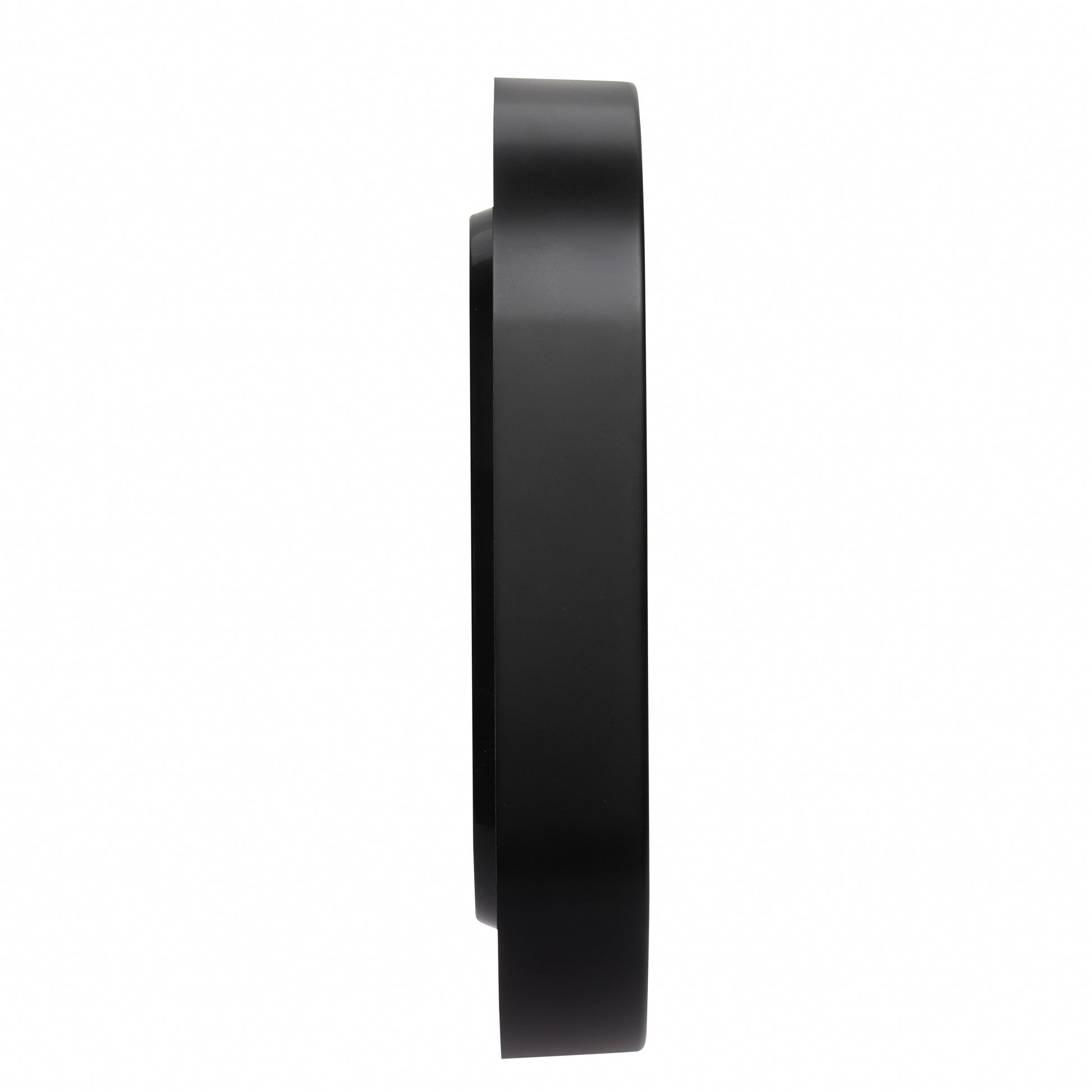 TFA-Dostmann Wanduhr – Analog, 27,9 × 27,9 × 4,9 cm, Schwarz, Kunststoff