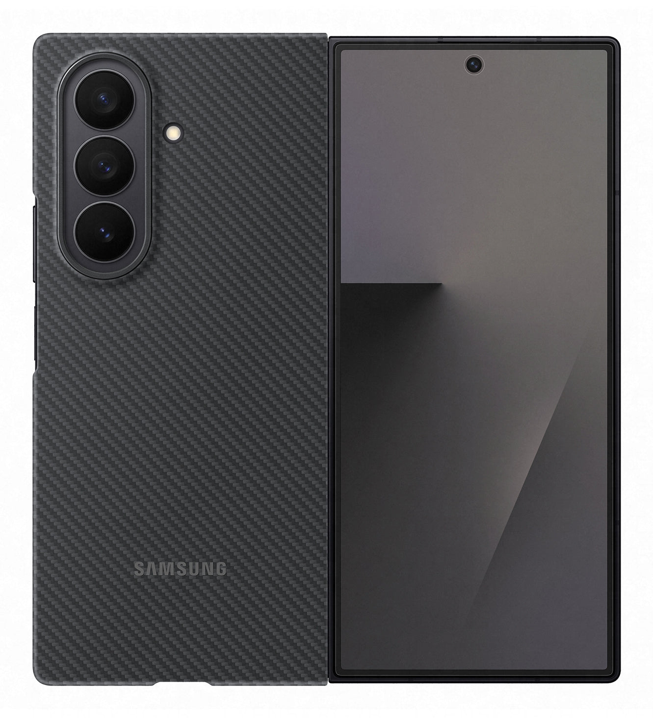 Samsung Backcover – für Galaxy Z Fold7 – schwarz – Karbonfaser
