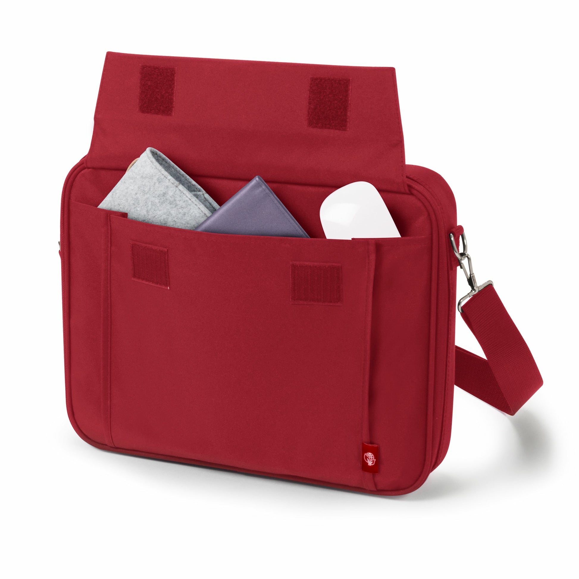 DICOTA Eco Multi BASE Notebook-Tasche bis 15,6" – aus recyceltem PET – Rot