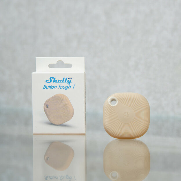 Shelly BLU Button Tough 1 – Smart-Taster – Beacon-Modus, 4-fach konfigurierbar – für Shelly-Geräte