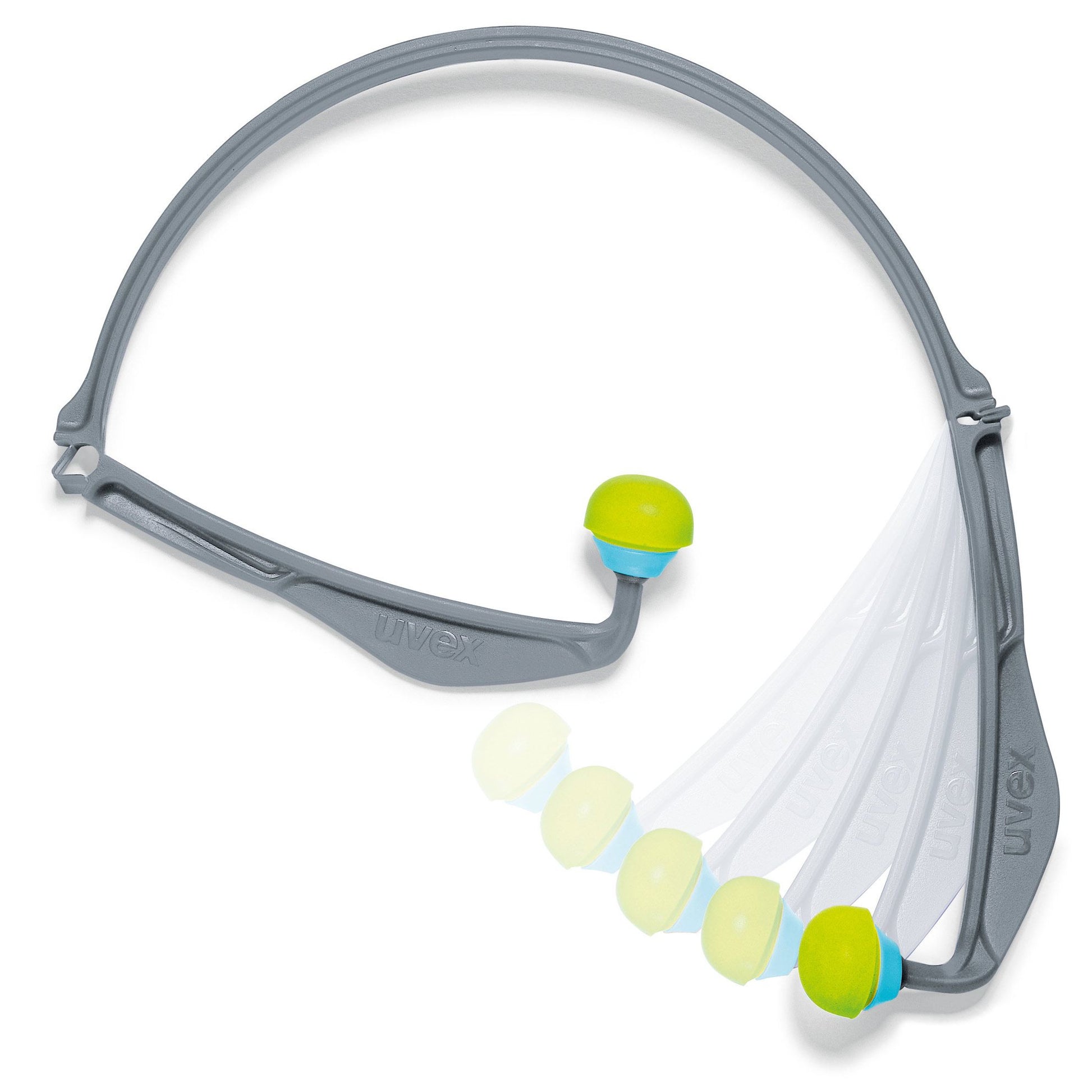 Uvex x-fold Bügelgehörschutz – SNR 23 dB – Grau – faltbar