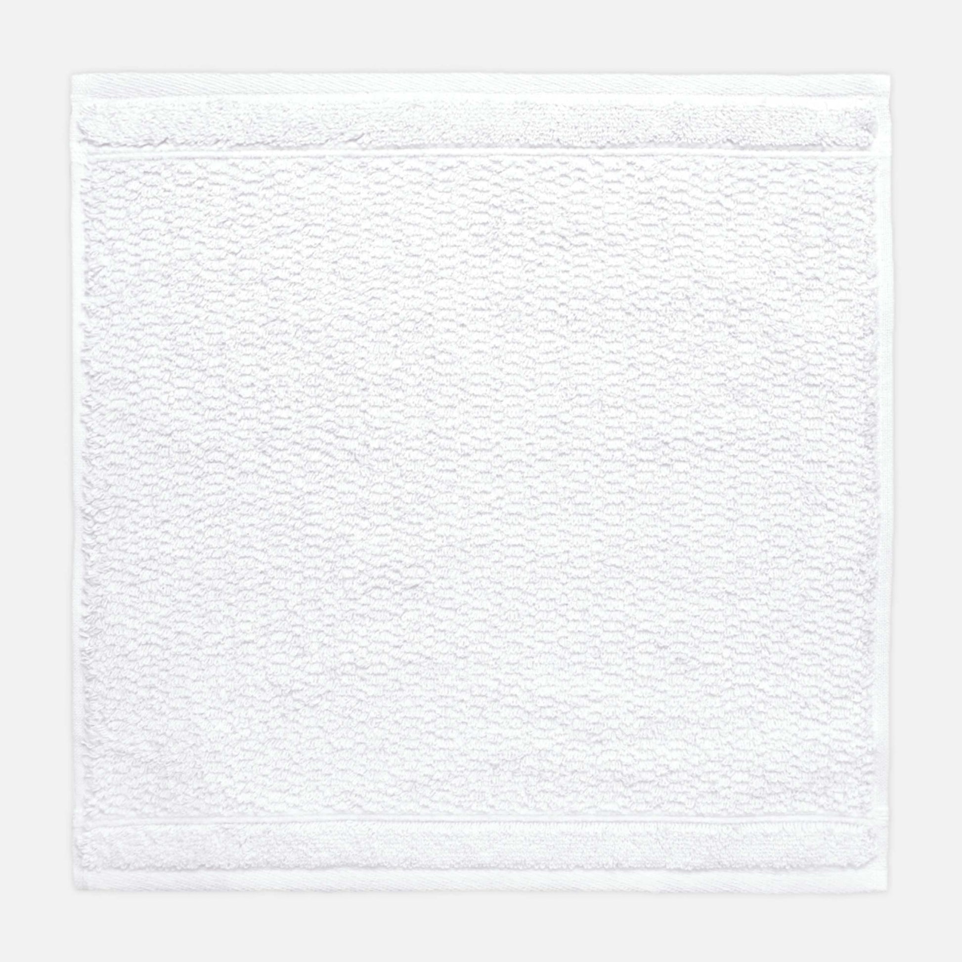 Frottana Waschlappen Pearl – 30×30 cm, Baumwolle, 500 g/m², Weiss