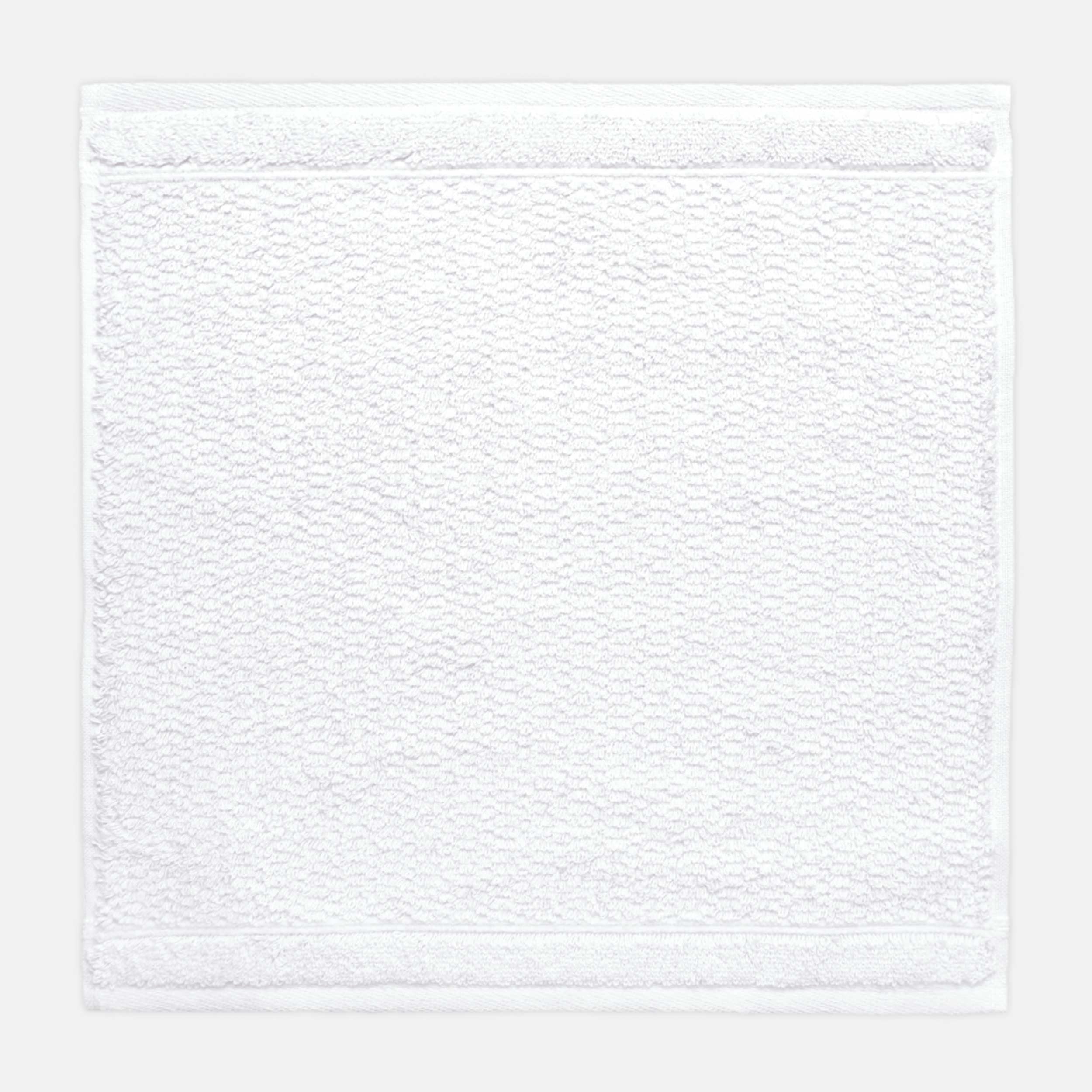 Frottana Waschlappen Pearl – 30×30 cm, Baumwolle, 500 g/m², Weiss