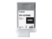 Canon Tintenpatrone PFI-107MBK, schwarz, 130 ml – für Tintenstrahldrucker und Multifunktionsgeräte