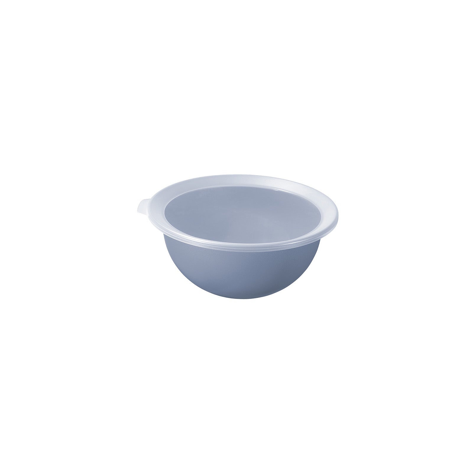 Rotho Schüssel Caruba – 1,8 l, 22,8 × 24,2 × 10,9 cm, Kunststoff (PP), Blau, mit Deckel