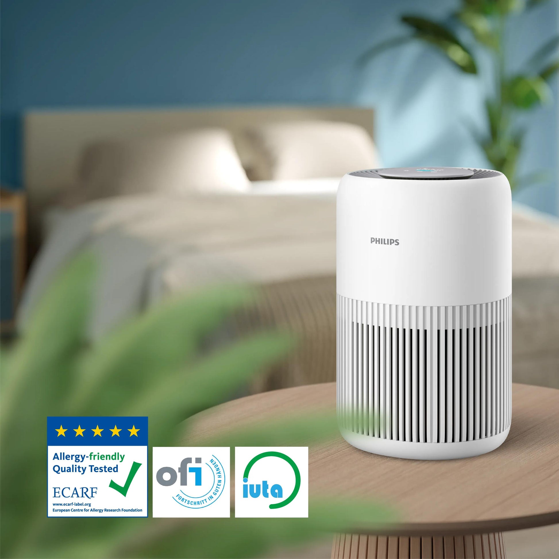 Philips Luftreiniger AC0920/10 – CADR 250 m³/h, bis 65 m², HEPA, 49 dB