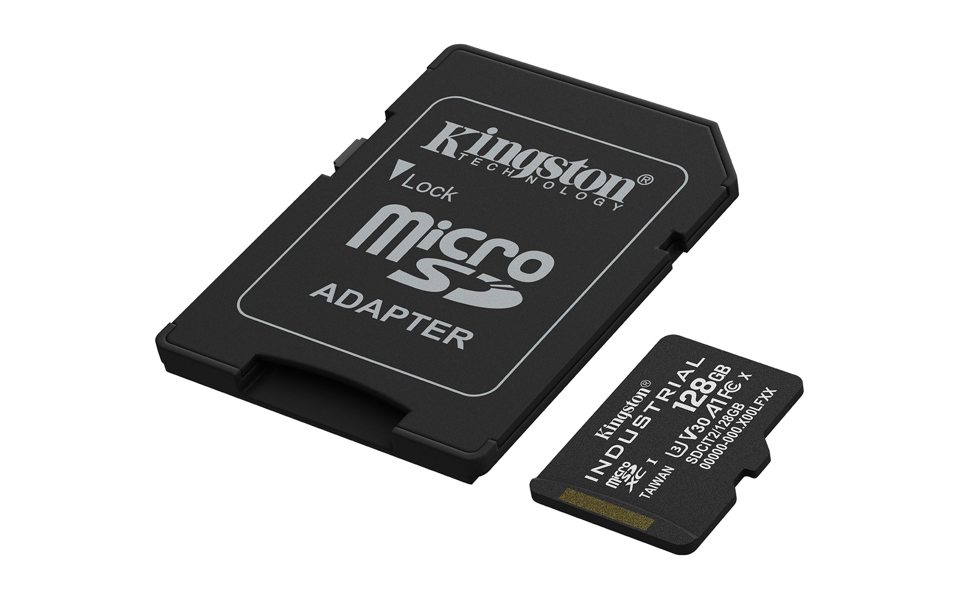 Kingston Technology Kingston Industrial microSDXC 128 GB – UHS-I, Klasse 10, U3, V30, A1, 100/80 MB/s, inkl. SD-Adapter