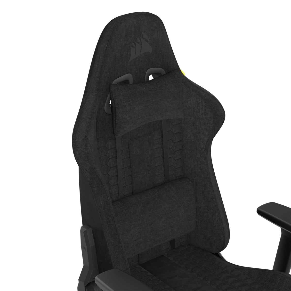 Corsair Gamingstuhl TC100 Relaxed – Sitzhöhe 45–53 cm, 120 kg, schwarz