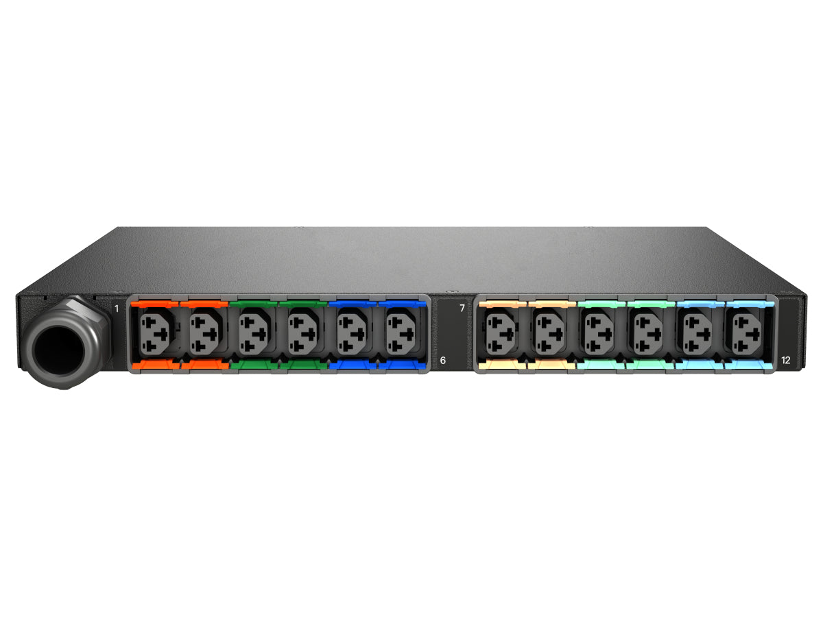 Vertiv Geist MGR5M1R6-12CF13-3PS56B2H10-S – Rack-PDU überwacht, 3-phasig, 12× IEC (C13/C19), 32 A