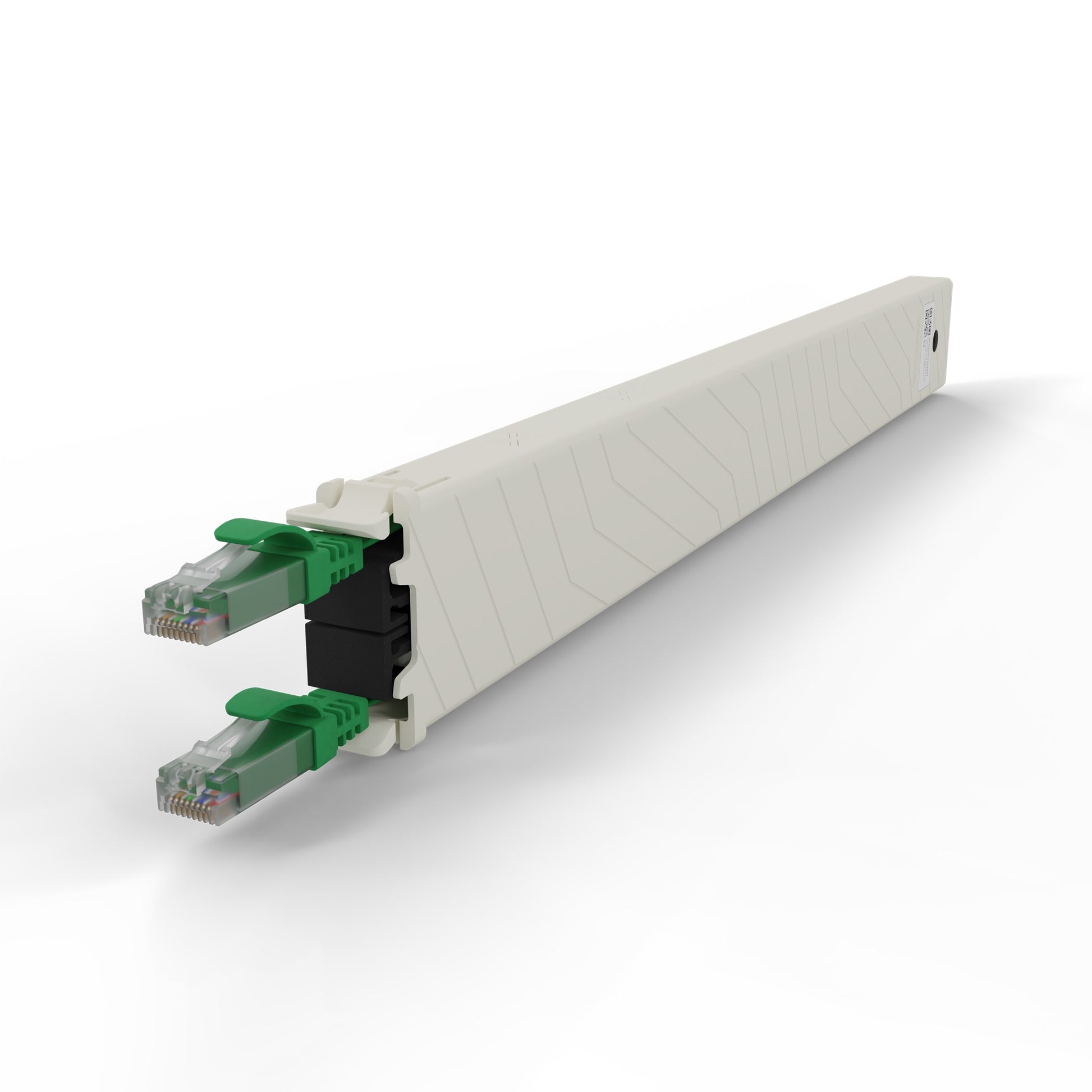 PATCHBOX .one Cassette 8RU Patchkabel – Cat6a U/UTP, 0,8 m, Grün, RJ-45