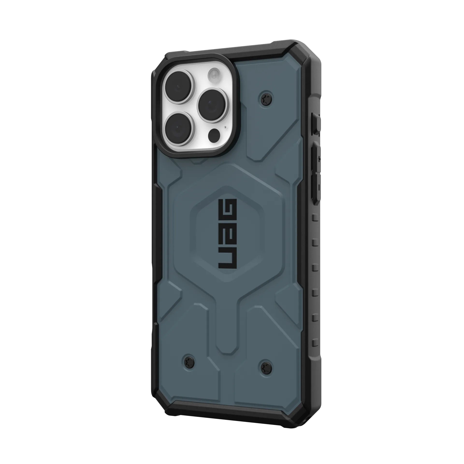 Urban Armor Gear UAG Pathfinder – Rückcover – für Apple iPhone 16 Pro Max, MagSafe, TPU, Himmelblau, bis 5,5 m Sturzsicher