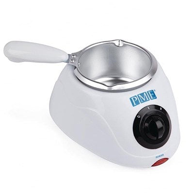 PME Fondue-Set – Edelstahl, 1 Person, elektrisch – weiss
