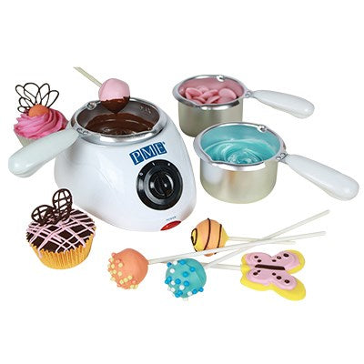 PME Fondue-Set – Edelstahl, 1 Person, elektrisch – weiss