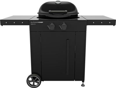 Outdoorchef Gasgrill AROSA 570 G – 57 cm Grillfläche, 2 Brenner, 9,5 kW – Schwarz