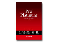 Canon Pro Platinum PT-101 Fotopapier – glänzend, A3, 300 g/m², 20 Blatt, einseitig – für Inkjet-Drucker