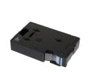 Brother Schriftband – 9 mm × 7,7 m, transparent matt, schwarz